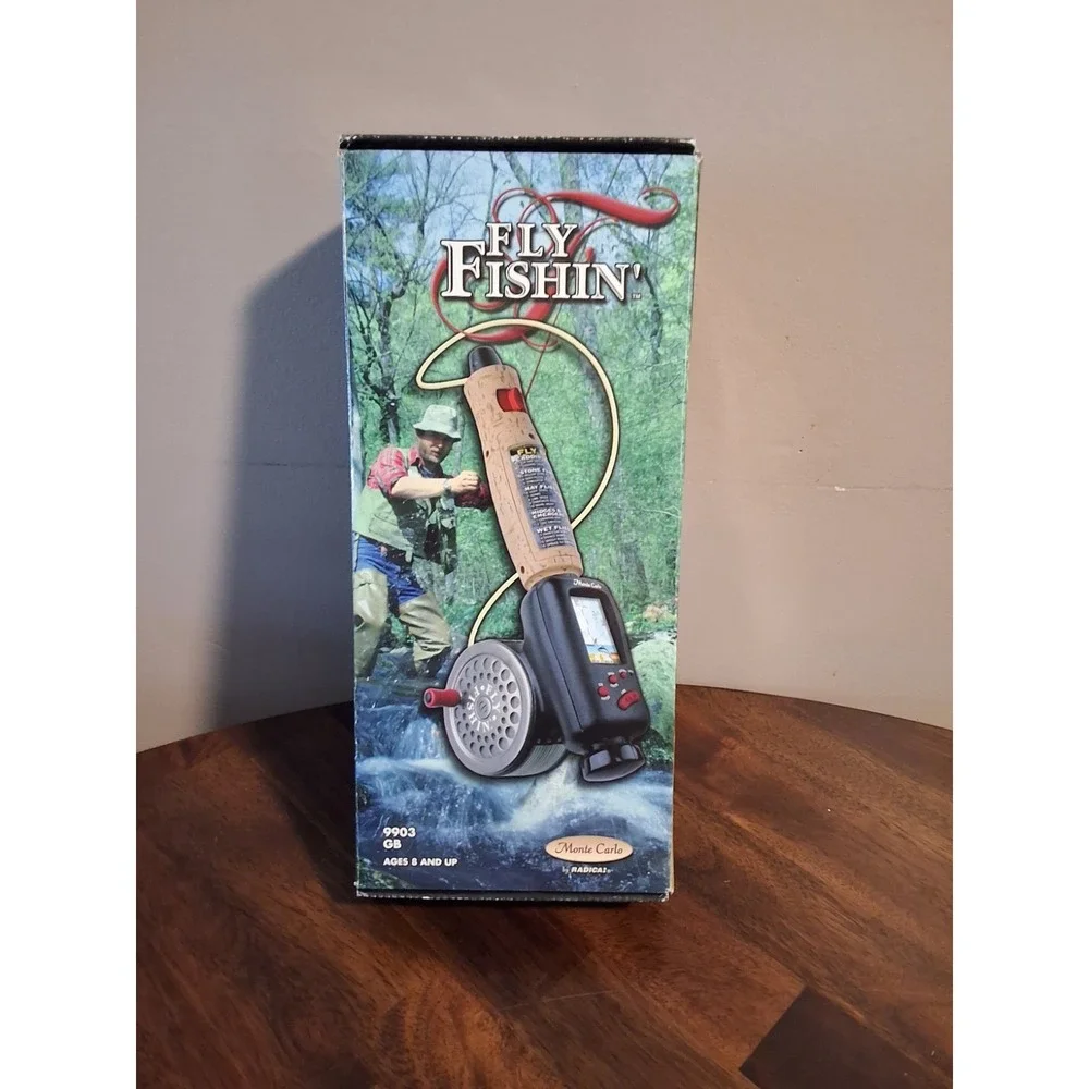 Radica Monte Carlo Hand Held Electronic Fly Fishin' 1998 Fly Fishing TESTED